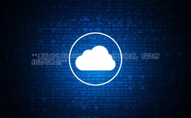 加拿大28圈.ccm挪威主权基金**天弘云计算ETF基金：把握云计算浪潮，投资新
经济增长点**