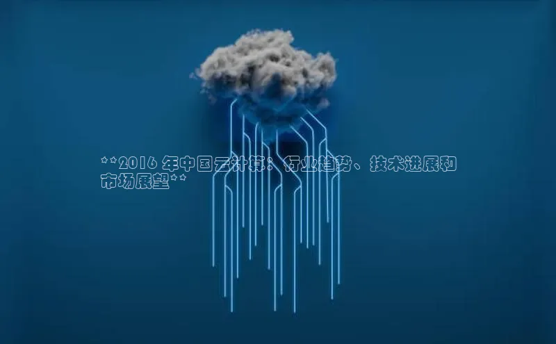 28圈平台链接华策影视**2016 年中国云计算：行业趋势、技术进展和
市场展望**