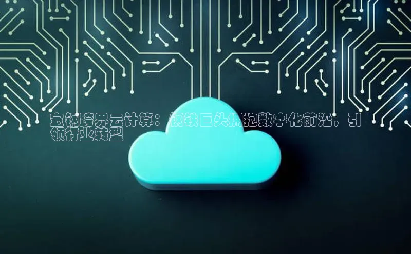 加拿大28开奖结果预测官网百度游戏宝钢跨界云计算：钢铁巨头拥抱数字化前沿，引
领行业转型